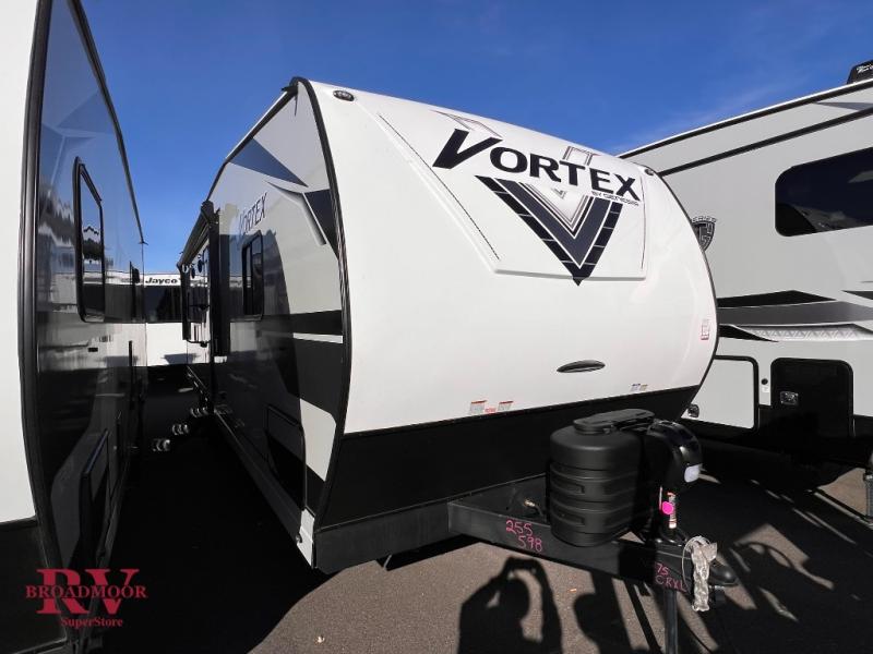 New 2026 Genesis Supreme Vortex V275CRXL Toy Hauler Travel Trailer