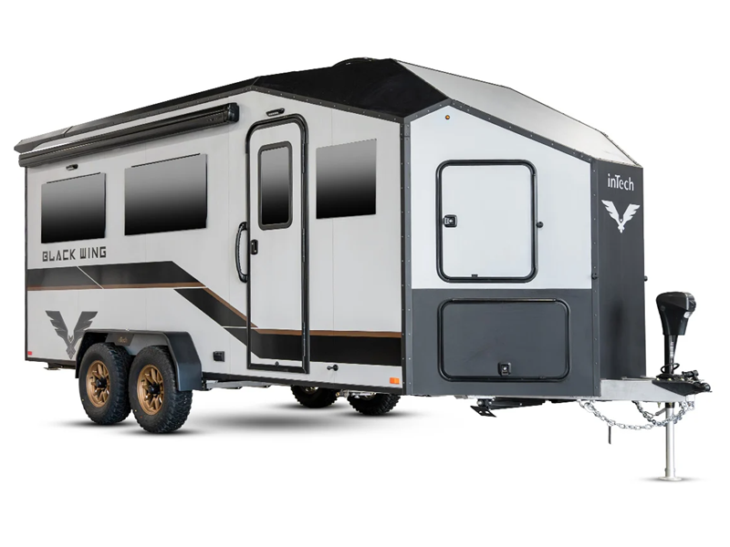 Black Wing Toy Hauler Travel Trailer