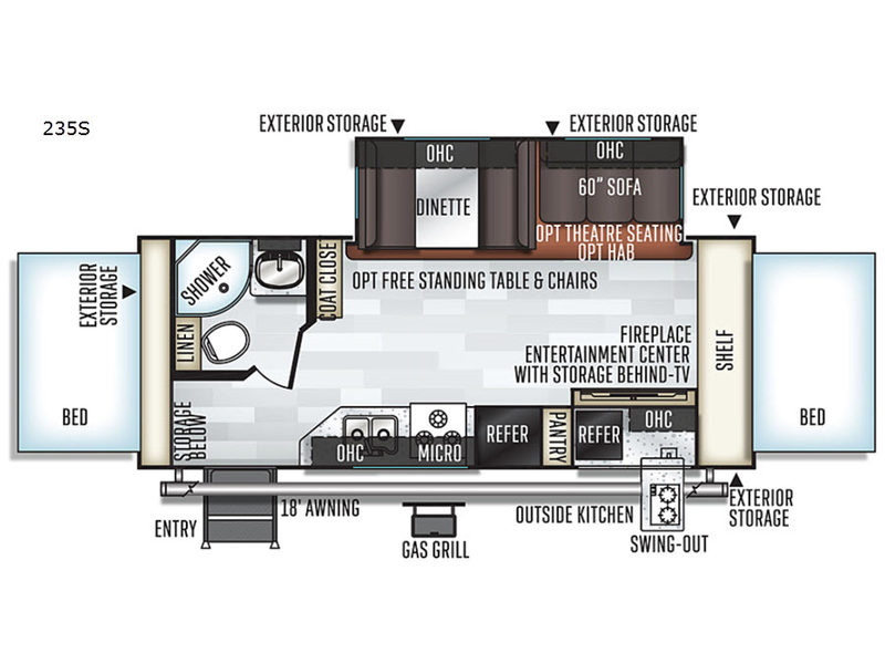 New 2020 Forest River Rv Rockwood Roo 235s Expandable At Niemeyer