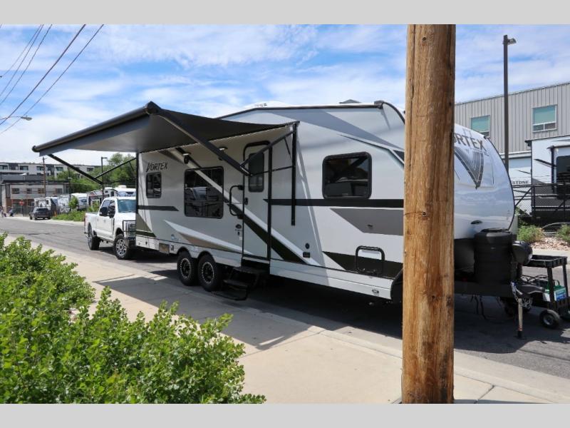 New 2026 Genesis Supreme Vortex V2215SSXL Toy Hauler Travel